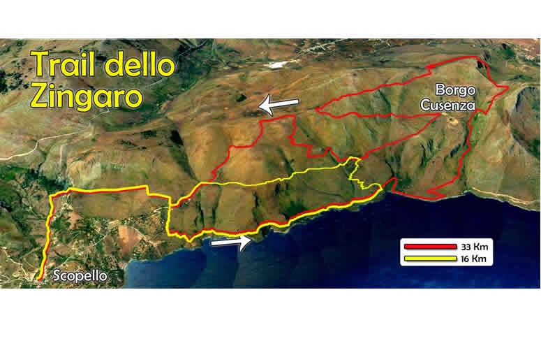 Il 13 marzo 2022 Trail dello Zingaro